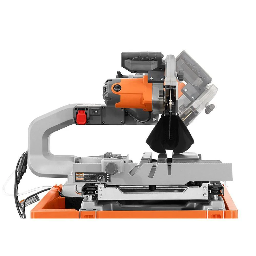 RIDGID 10 in. Wet Tile Saw with Stand (Model R4092) - Image 7