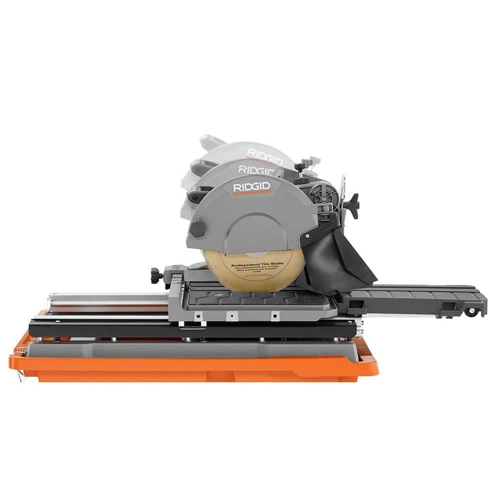 RIDGID 10 in. Wet Tile Saw with Stand (Model R4092) - Image 8