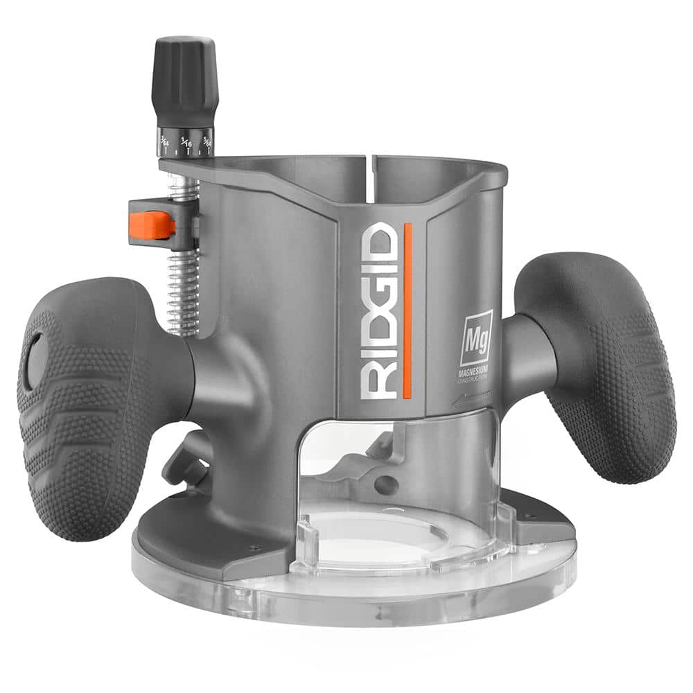 RIDGID 11 Amp 2 HP 1/2 in. Corded Fixed Base Router (R22002) - Image 4