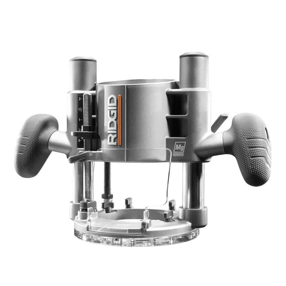 RIDGID 11 Amp 2 HP 1/2 in. Heavy-Duty Fixed and Plunge Base Corded Router - Image 7