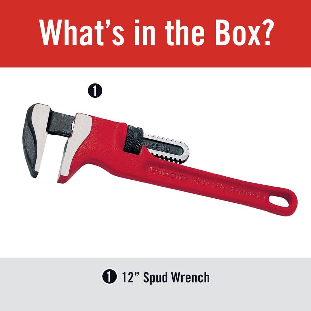 RIDGID 12 in. Spud Wrench for 3/8 in. to 2-5/8 in. Pipe - Image 2