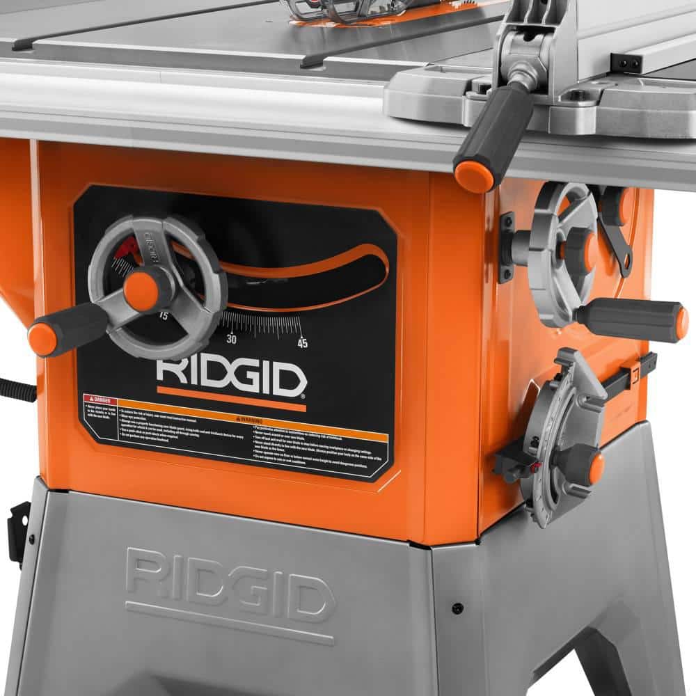 RIDGID 13 Amp 10 in. Professional Cast Iron Table Saw (R4520) - Image 3