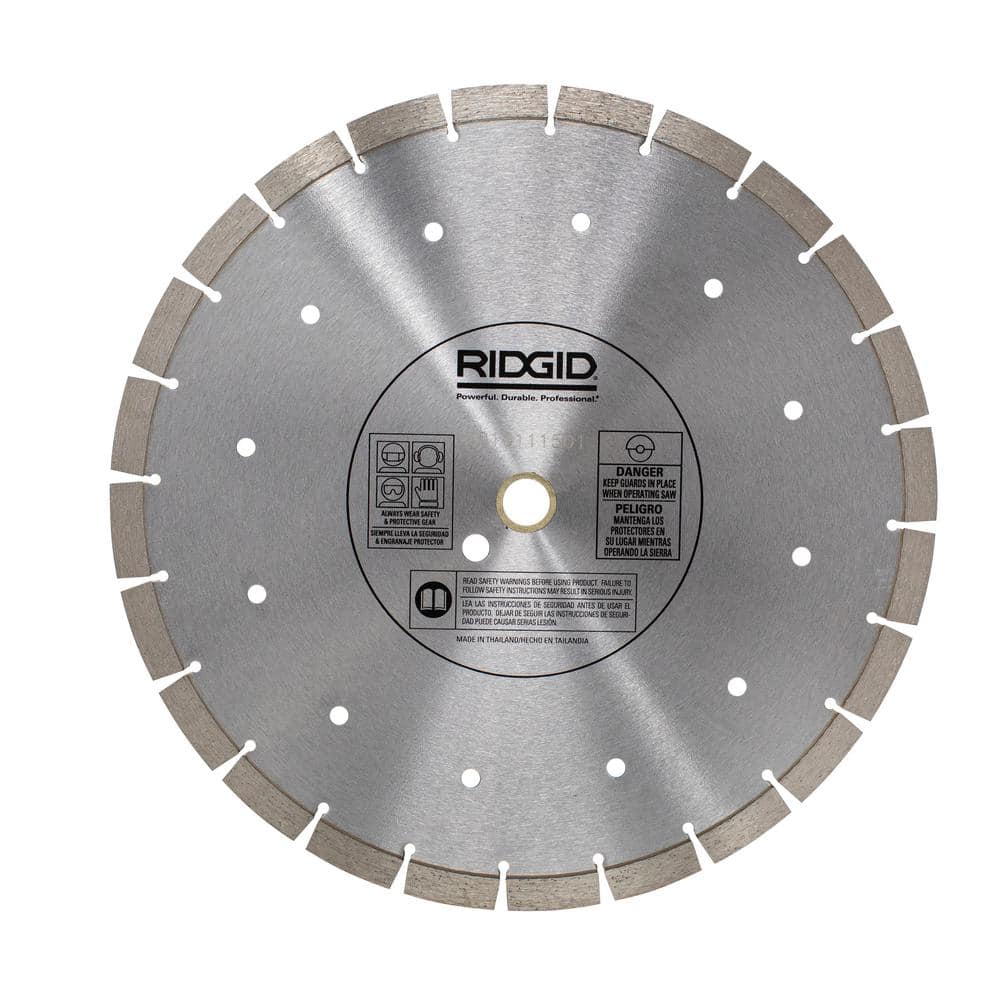 RIDGID 14 in. Segmented High-Rim Diamond Blade - Image 4