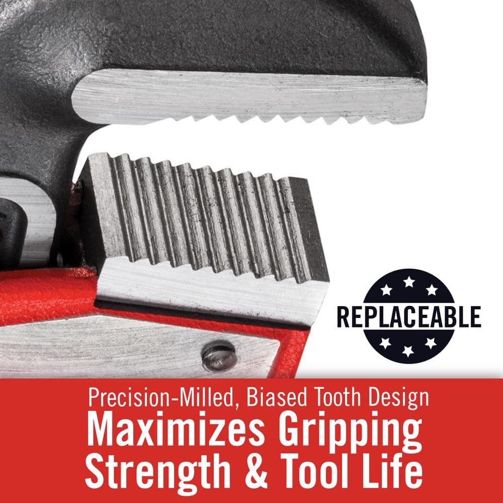 RIDGID 18 in. Heavy-Duty Straight Pipe Wrench - Image 8