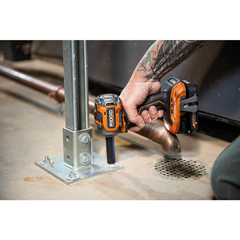 RIDGID 18-Volt Lithium-Ion 2.0 Ah Battery Pack and Charger Kit - Image 3
