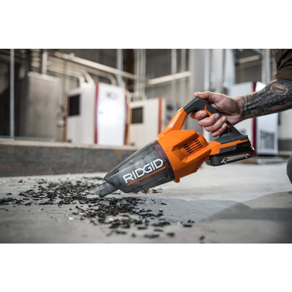 RIDGID 18-Volt Lithium-Ion 2.0 Ah Battery Pack and Charger Kit - Image 4