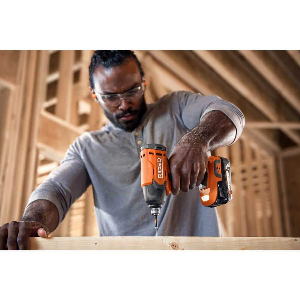 RIDGID 18-Volt Lithium-Ion 2.0 Ah Battery Pack and Charger Kit - Image 6