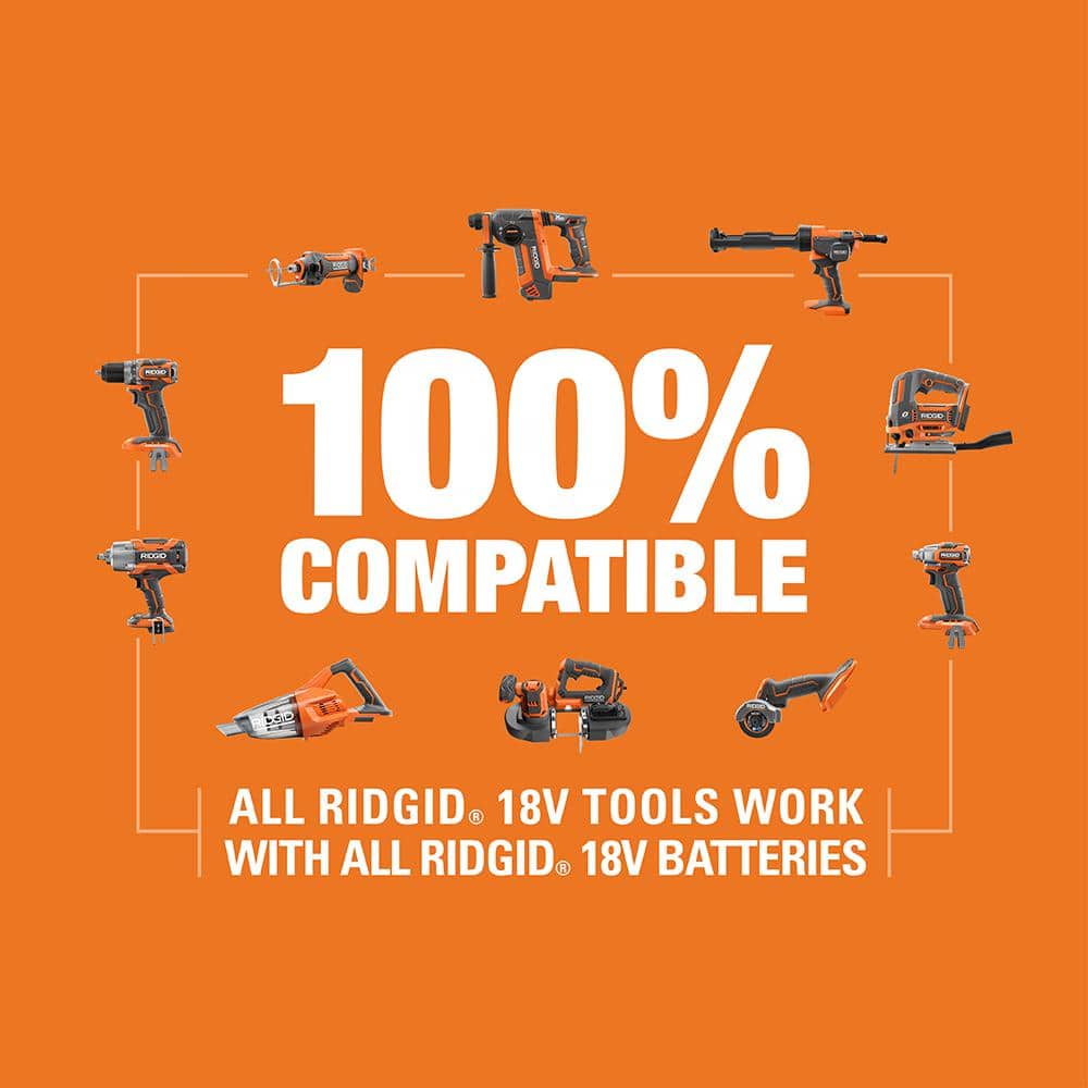 RIDGID 18-Volt OCTANE Bluetooth 3.0 Ah Battery 2-Pack - Image 7