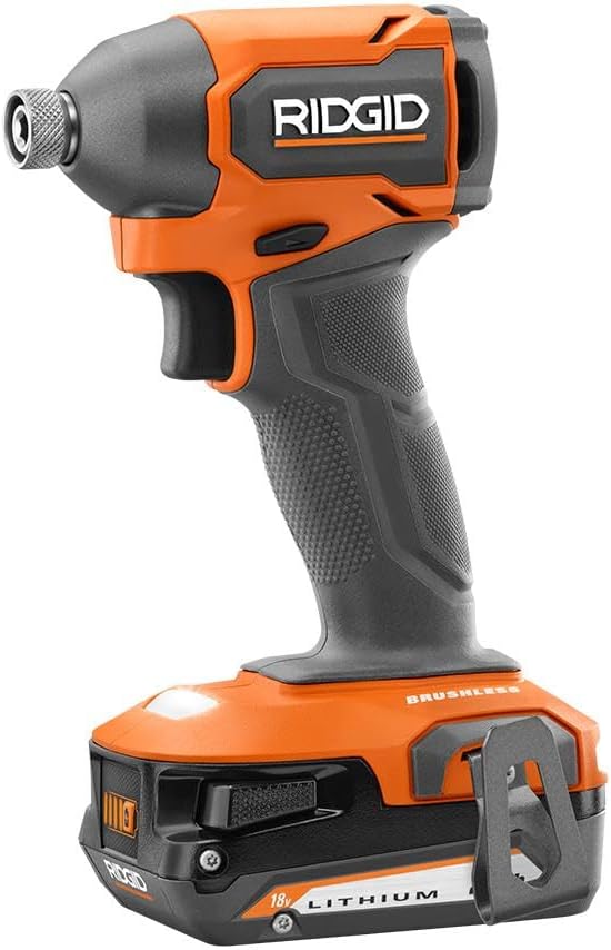 RIDGID 18-Volt SubCompact Brushless 2-Tool Combo Kit with (2) 2.0 Ah Batteries, Charger, Bag + Free 3 in. Multi-Material Saw - Image 3