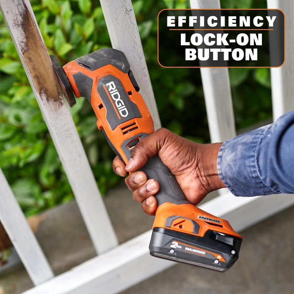RIDGID 18V Brushless Cordless Multi-Tool (Tool Only) - Image 7