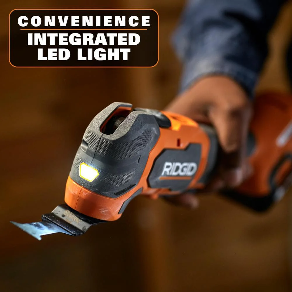 RIDGID 18V Brushless Cordless Multi-Tool (Tool Only) - Image 8