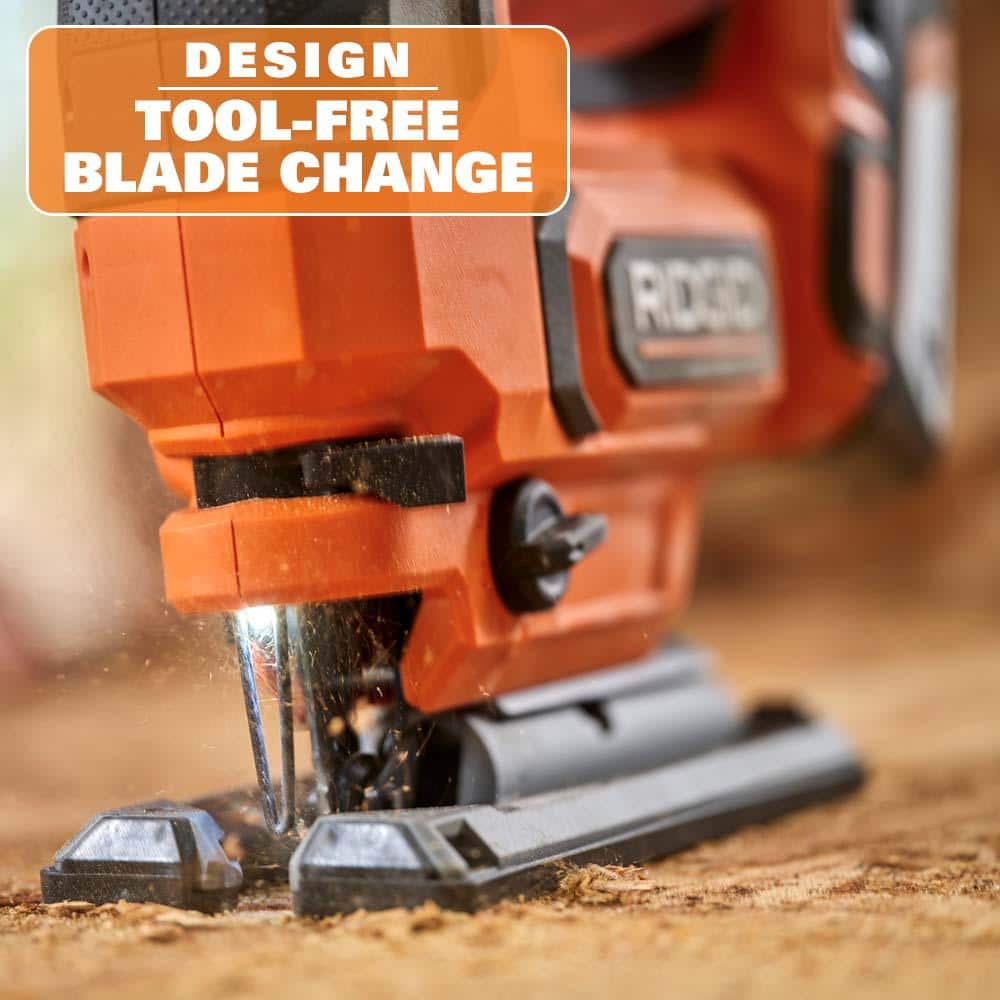 RIDGID 18V Cordless Jig Saw Console (Tool Only) - Image 5