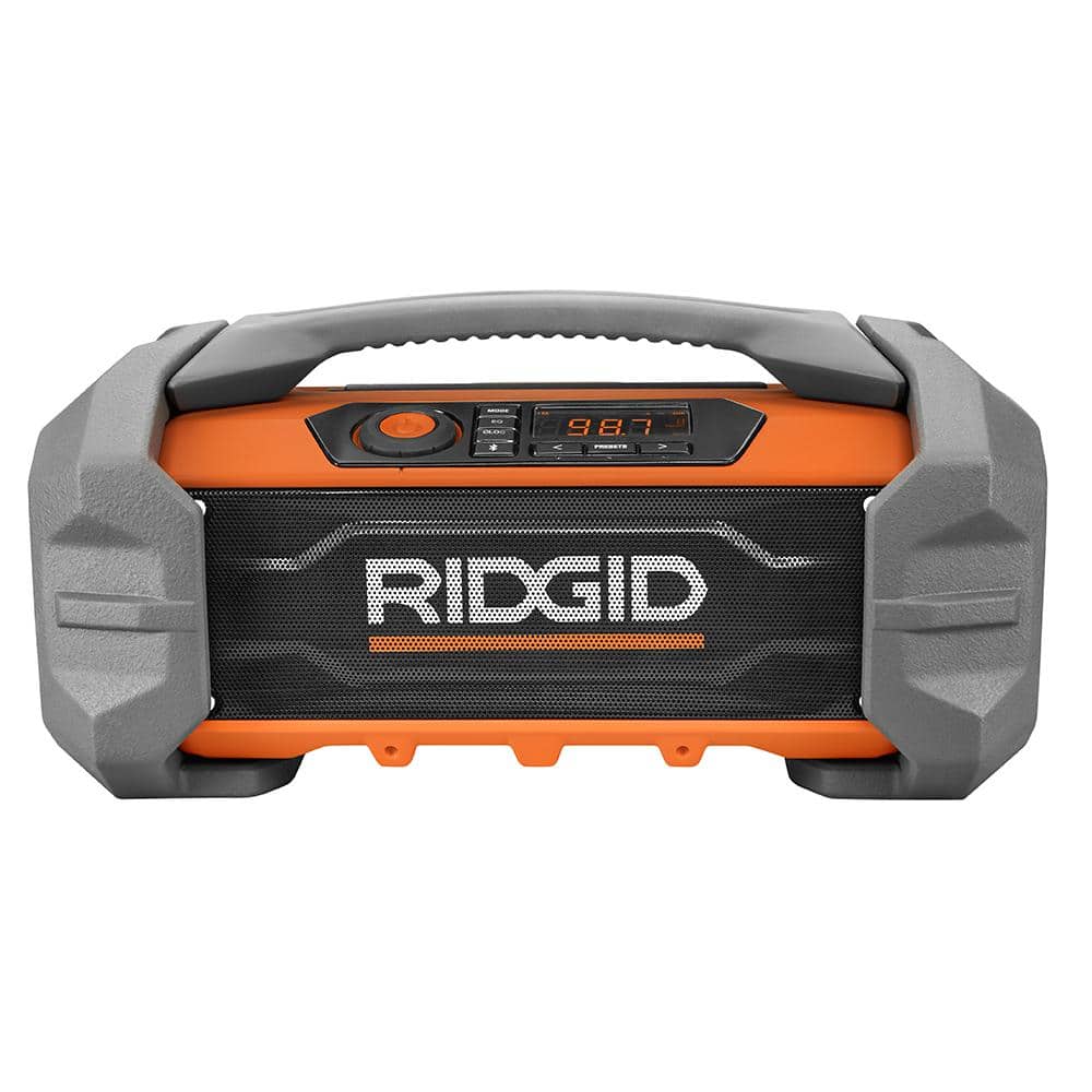 RIDGID 18V Hybrid Jobsite Radio with Bluetooth Wireless Technology (Tool Only) - Image 3