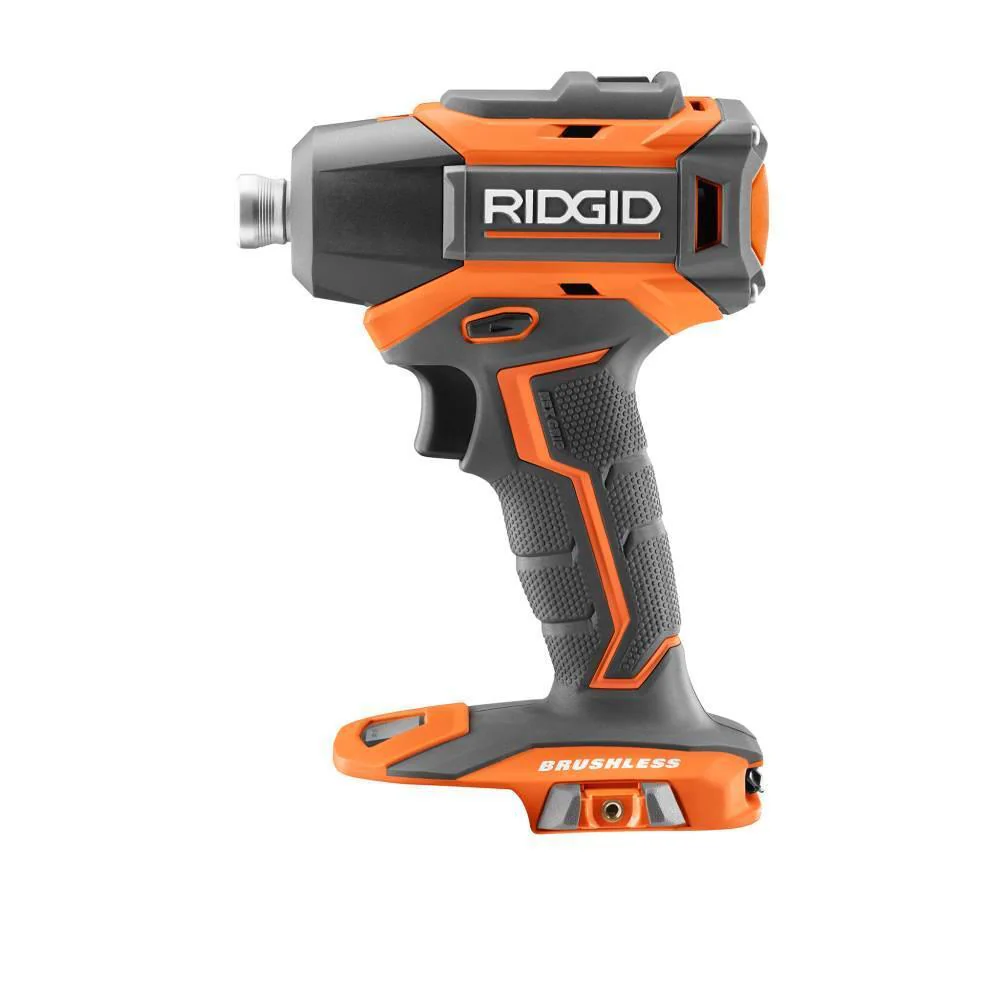 RIDGID 18V Lithium-Ion Brushless 4-Tool Combo Kit with (1) 2.0Ah Battery, (1) 4.0Ah Battery, Charger, Bag + Free OCTANE Impact Driver - Image 2