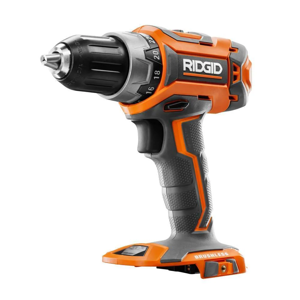RIDGID 18V Lithium-Ion Brushless 4-Tool Combo Kit with (1) 2.0Ah Battery, (1) 4.0Ah Battery, Charger, Bag + Free OCTANE Impact Driver - Image 3