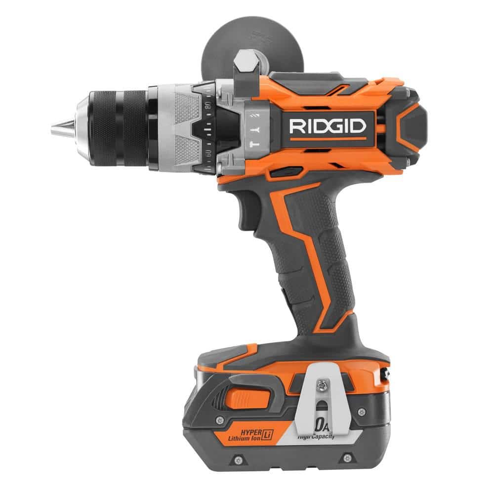 RIDGID 18V Lithium‑Ion Cordless 5‑Tool Combo Kit with (2) 4.0 Ah Batteries, 18V Charger and Contractor's Bag - Image 4