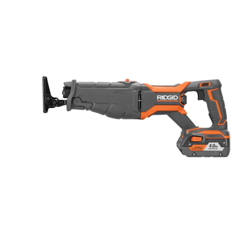 RIDGID 18V Lithium‑Ion Cordless 5‑Tool Combo Kit with (2) 4.0 Ah Batteries, 18V Charger and Contractor's Bag - Image 7