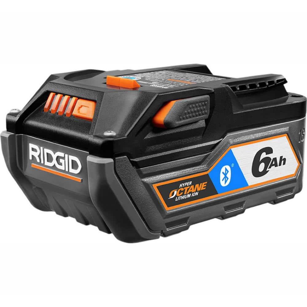 RIDGID 18V OCTANE Bluetooth 6.0 Ah Lithium-Ion Battery (AC8400806)