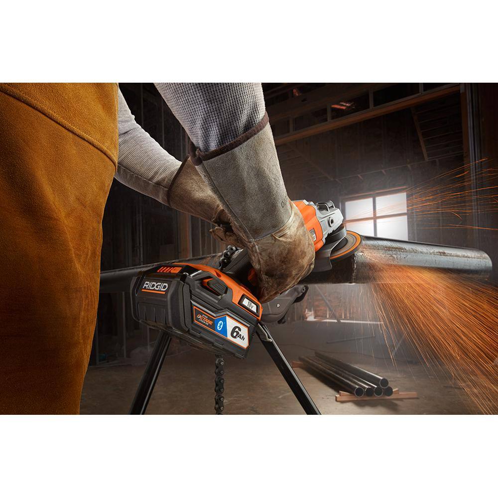 RIDGID 18V OCTANE Bluetooth 6.0 Ah Lithium-Ion Battery (AC8400806) - Image 6