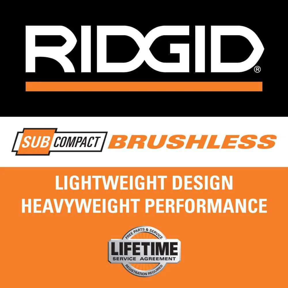RIDGID 18V OCTANE Brushless Cordless 1/2 in. Impact Wrench (Tool Only) with Belt Clip - Image 2