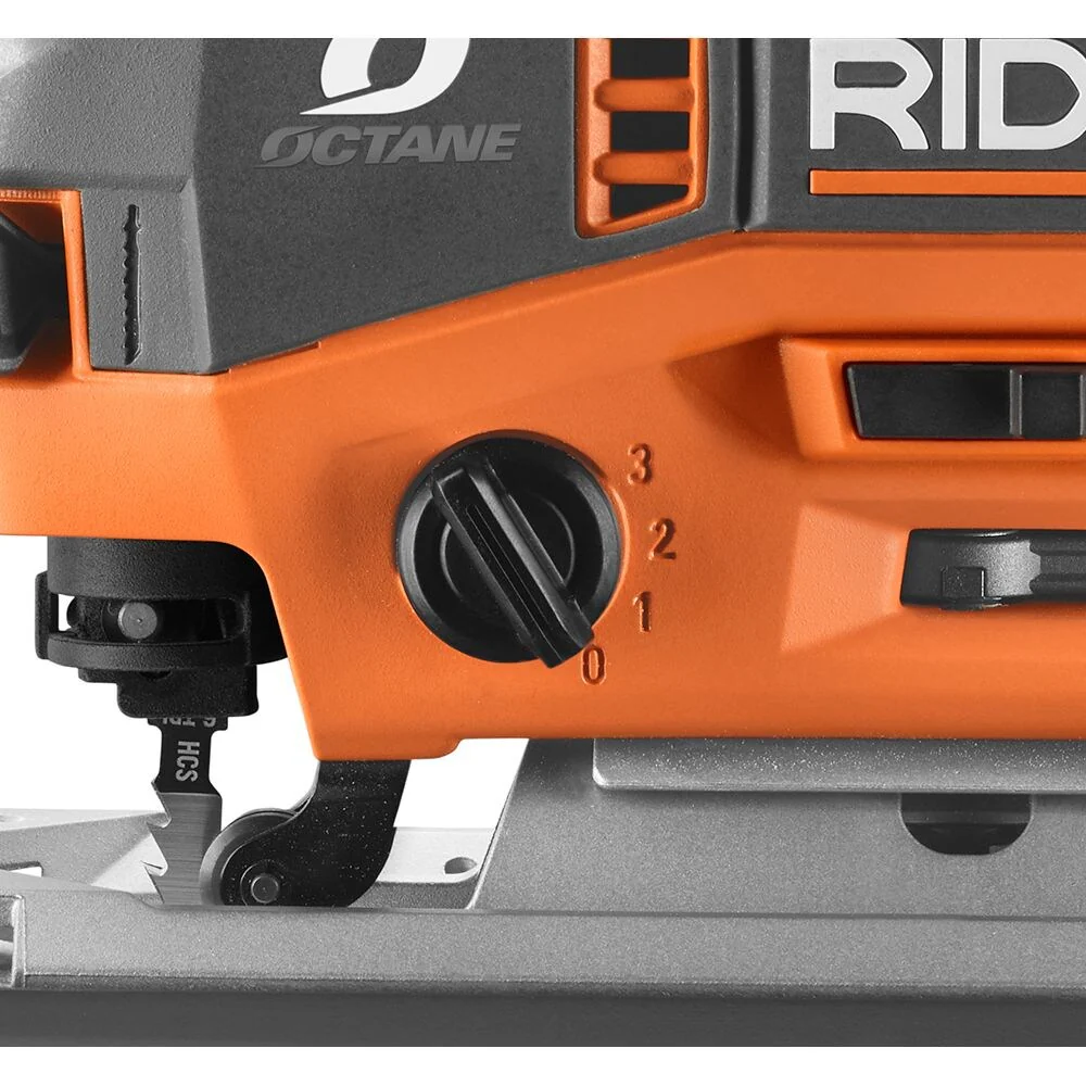 RIDGID 18V OCTANE Brushless Jig Saw Kit with 4.0 Ah Battery and 18V Charger - Image 5