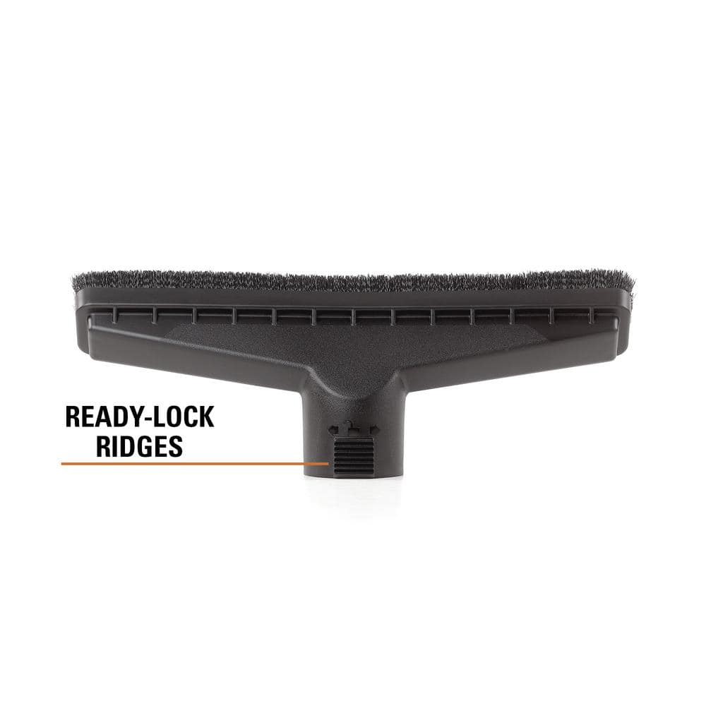 RIDGID 2-1/2 in. Locking Accessory Floor Brush for Wet/Dry Vacs, 14 in. Wide - Image 2