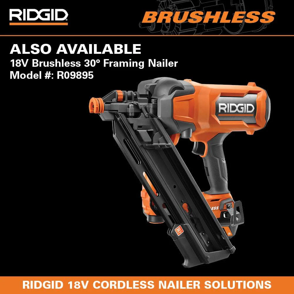 RIDGID 30 to 34-Degree 3-1/2 in. Clipped Head Framing Nailer - Image 6