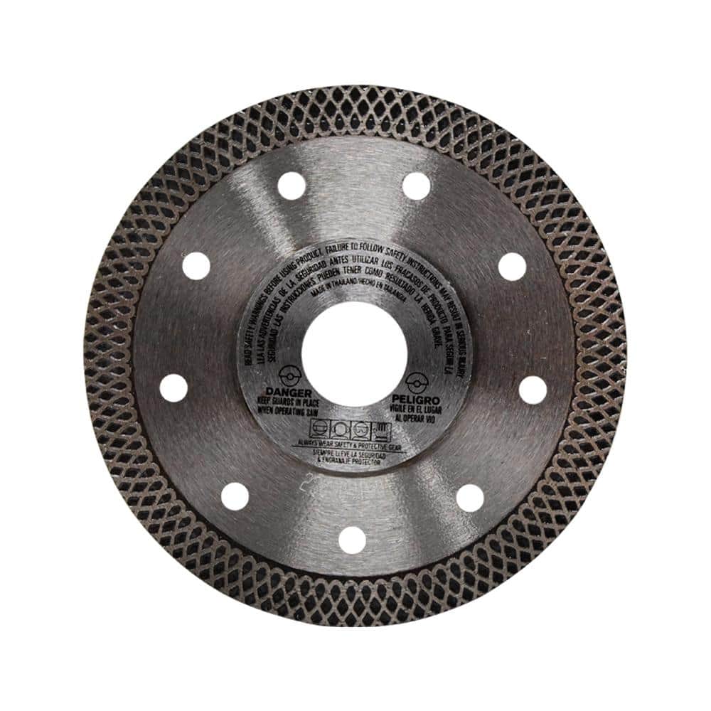 RIDGID 4.5 in. Continuous Rim Diamond Blade with Turbo Mesh Rim (HD-CM45P) - Image 2