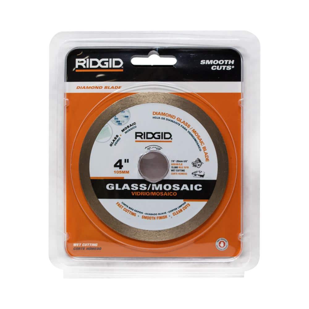 RIDGID 4 in. Glass Tile Diamond Blade (HD-GT40P) - Image 4