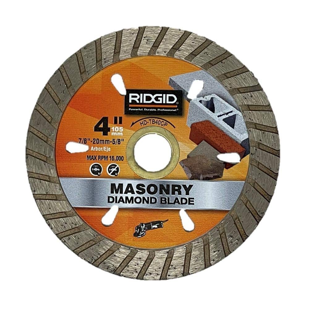 RIDGID 4 in. Turbo Diamond Blade (HD-TB40CP)