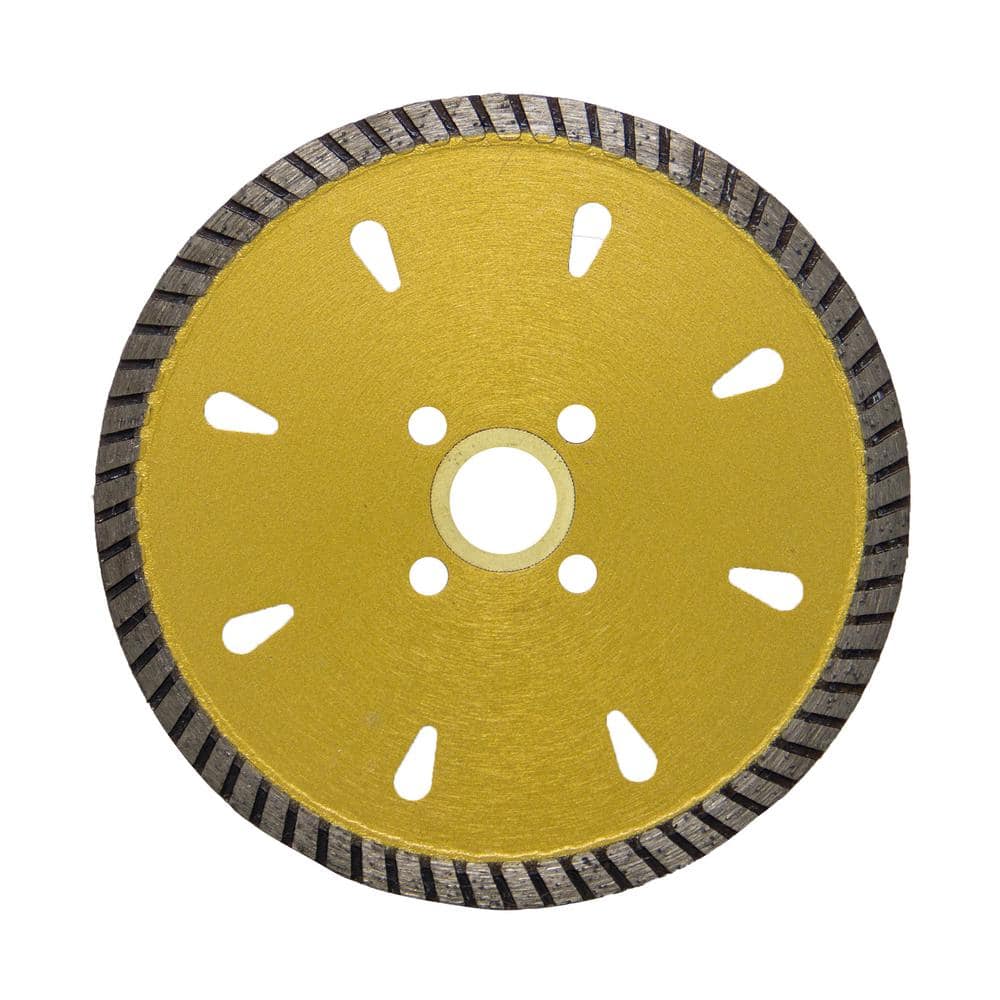 RIDGID 5 in. Diamond Stone Blade, Turbo Rim, Wet/Dry - Image 3