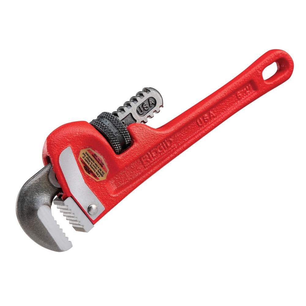 RIDGID 6 in. Heavy-Duty Straight Pipe Wrench, 3/4 in. Capacity