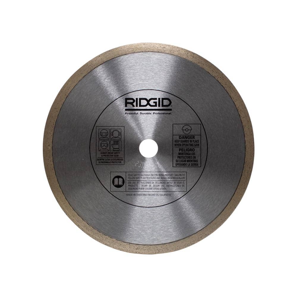RIDGID 7 in. Glass Mosaic Tile Diamond Blade, 5/8 in. Arbor - Image 5