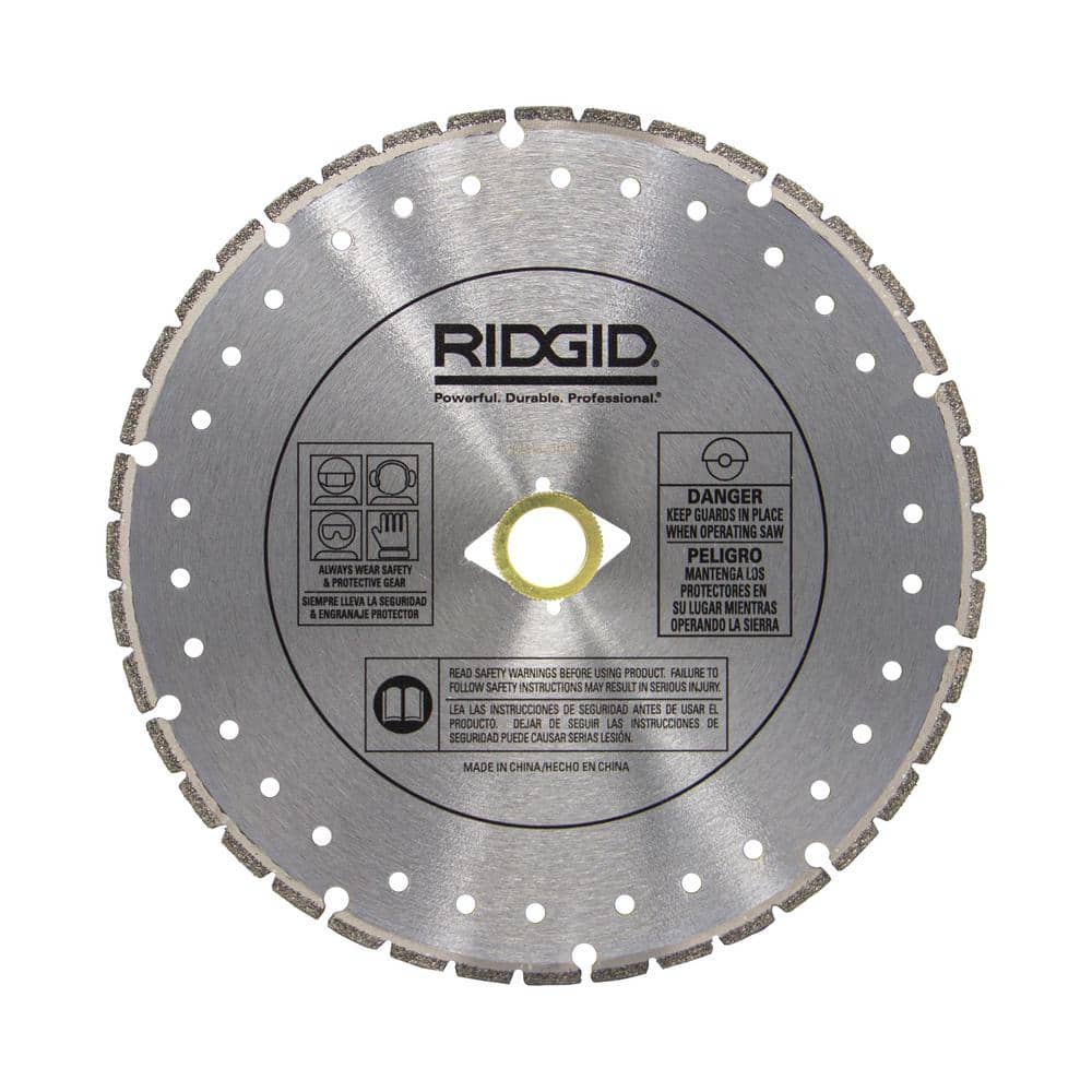 RIDGID 7 in. Metal Cutting Diamond Blade, 7/8 in.–5/8 in. Arbor, Max 8,730 RPM - Image 2