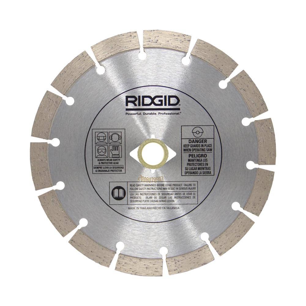 RIDGID 7 in. Segmented Diamond Blade, DM 7/8 in.–5/8 in. Arbor, Max 8,730 RPM - Image 2