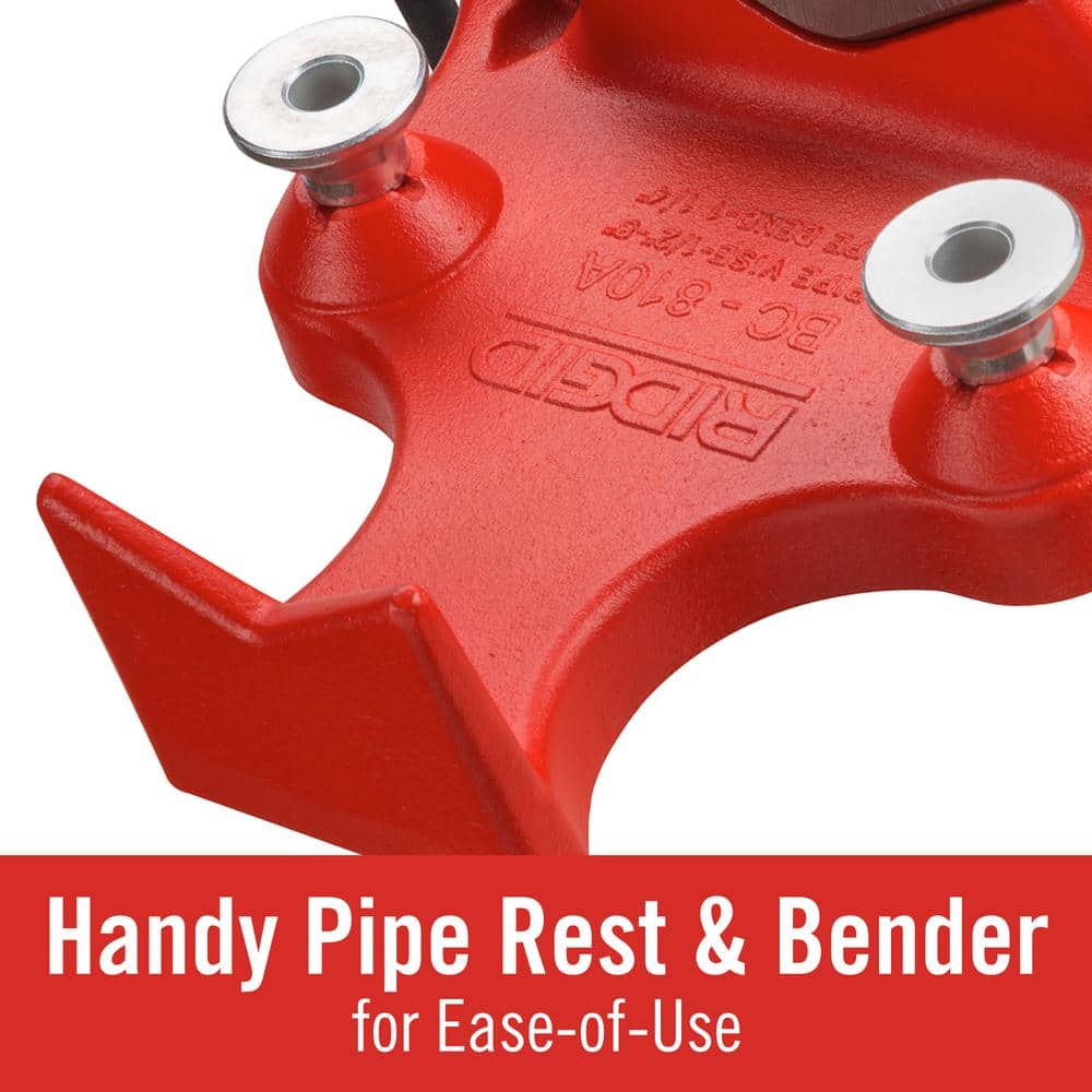 RIDGID BC810A Top-Screw Bench Chain Vise, 1/2 in. to 8 in. Pipe Capacity - Image 8