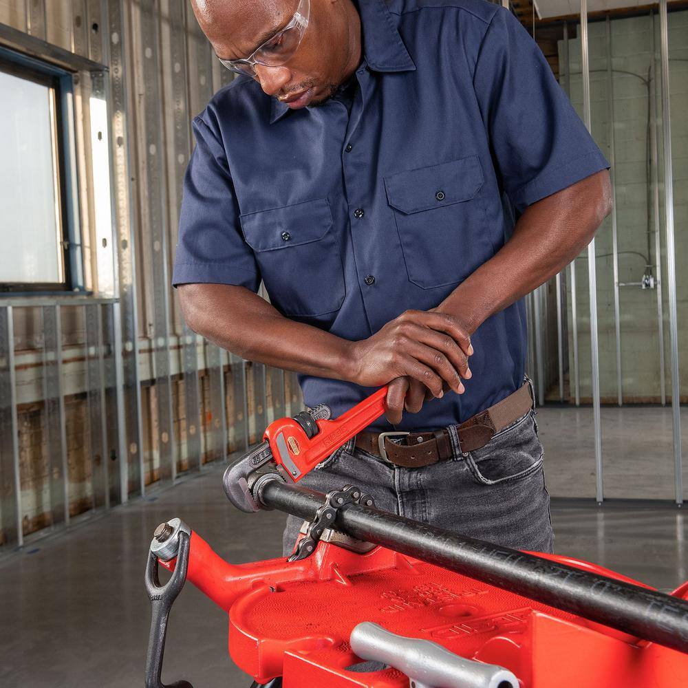 RIDGID Heavy-Duty Straight Pipe Wrench 3-Piece Bundle (10 in., 18 in., 24 in.) - Image 5