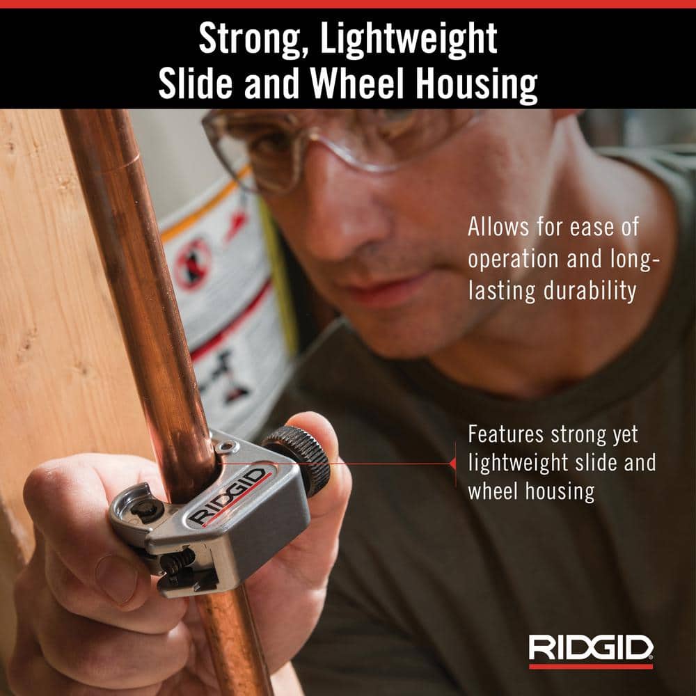 RIDGID Model 104 Close Quarters Tubing Cutter, 3/16 in. to 15/16 in. Capacity - Image 5