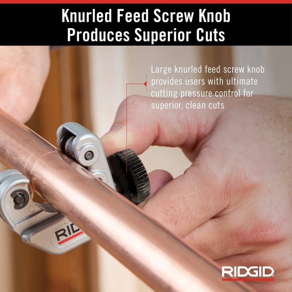 RIDGID Model 104 Close Quarters Tubing Cutter, 3/16 in. to 15/16 in. Capacity - Image 7