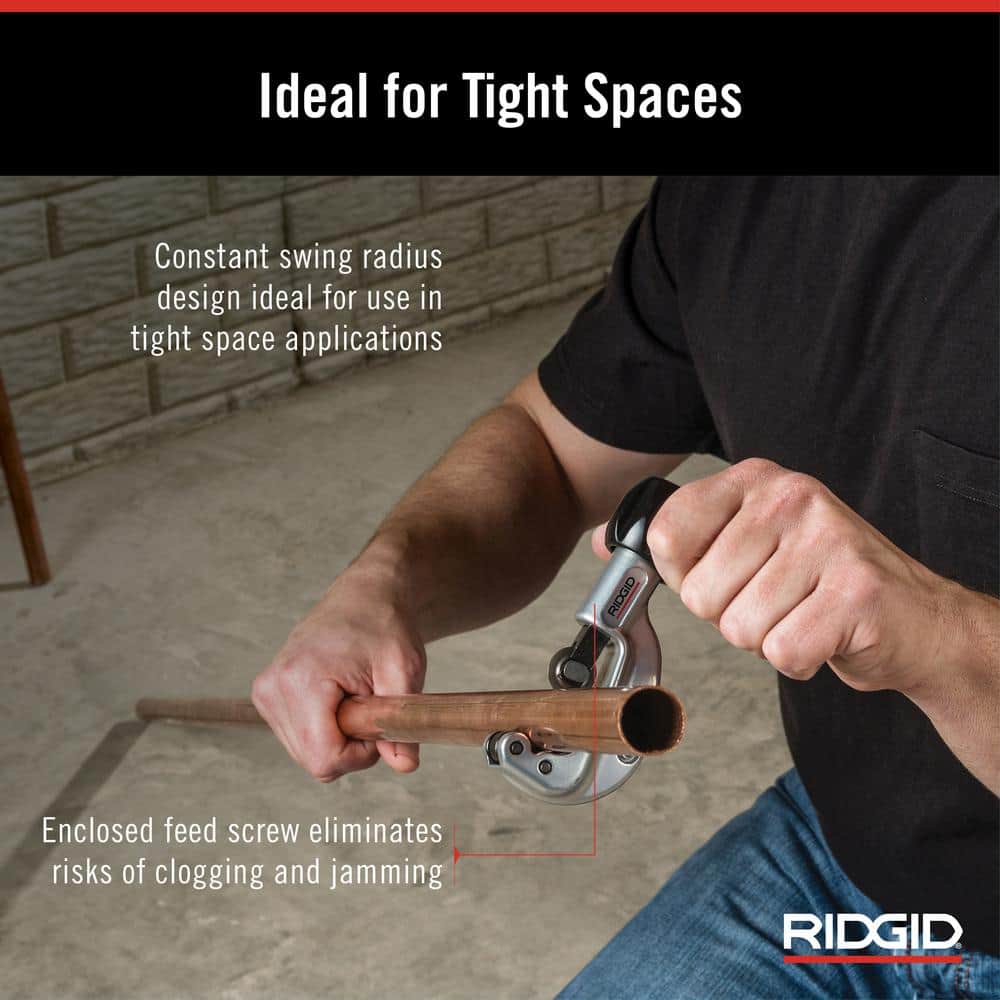 RIDGID Model 150 Constant Swing Tubing Cutter, 1/8 in. to 1-1/8 in. Capacity - Image 4