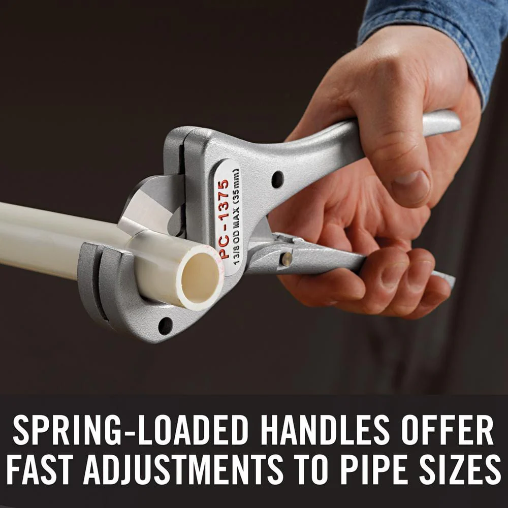 RIDGID PC-1375 ML Single-Stroke PVC & Tubing Cutter, 1/8 in. to 1-3/8 in. - Image 6