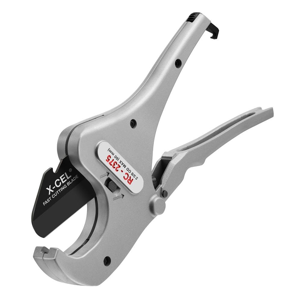 RIDGID RC-2375 Ratchet Action Plastic Pipe & Tubing Cutter, 1/8 in. to 2-3/8 in. OD
