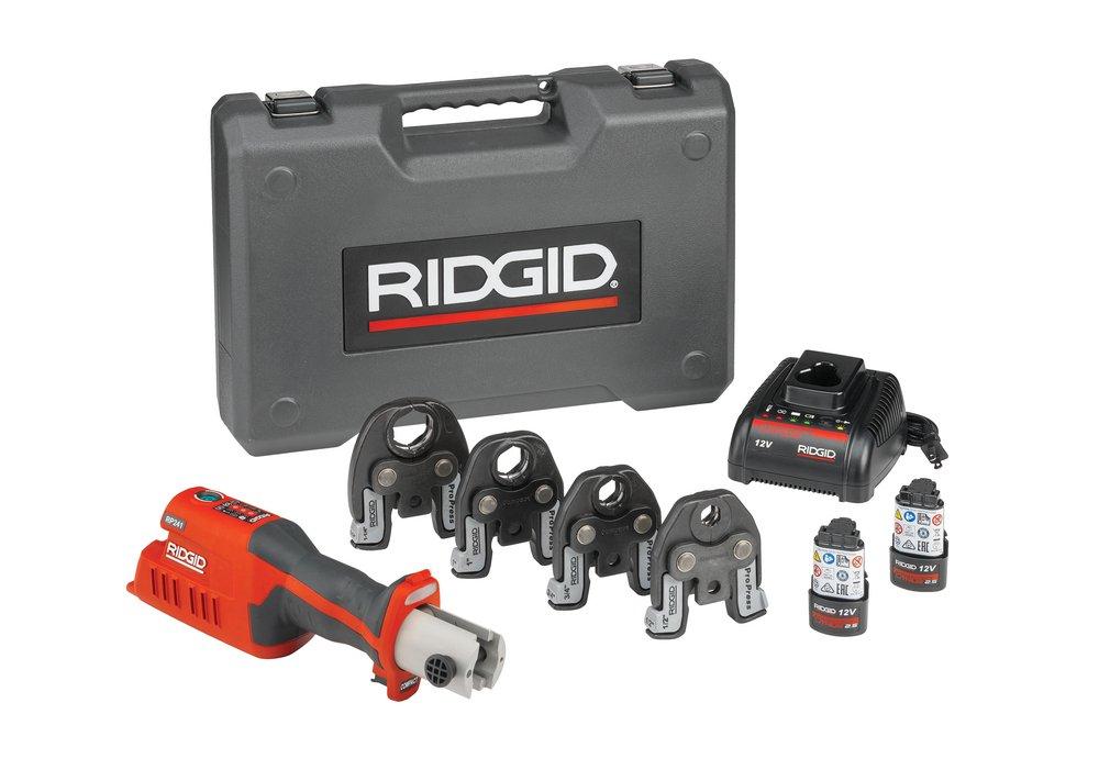 RIDGID RP 241 Compact Press Kit with 1/2 in. to 1-1/4 in. ProPress Jaws
