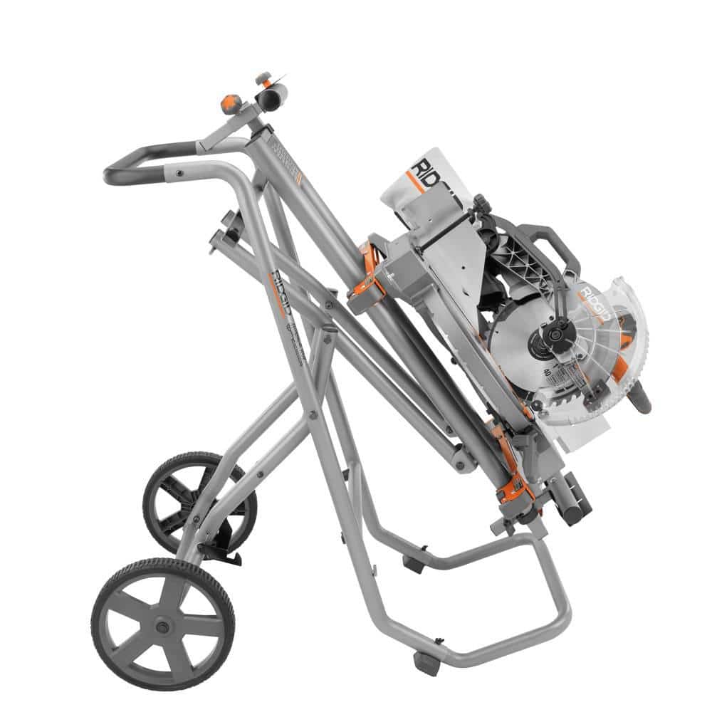 RIDGID Universal Foldable Mobile Miter Saw Stand with Mounting Braces, AC9946 - Image 5