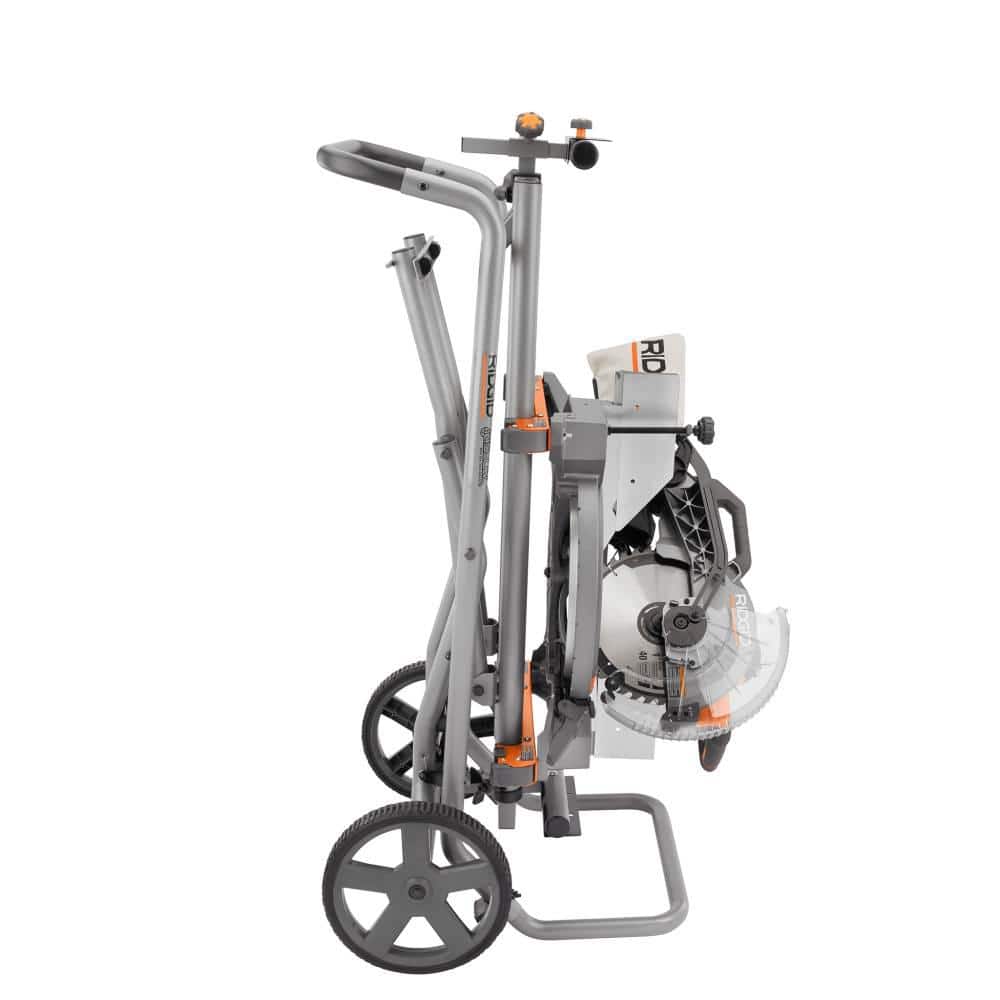 RIDGID Universal Foldable Mobile Miter Saw Stand with Mounting Braces, AC9946 - Image 6