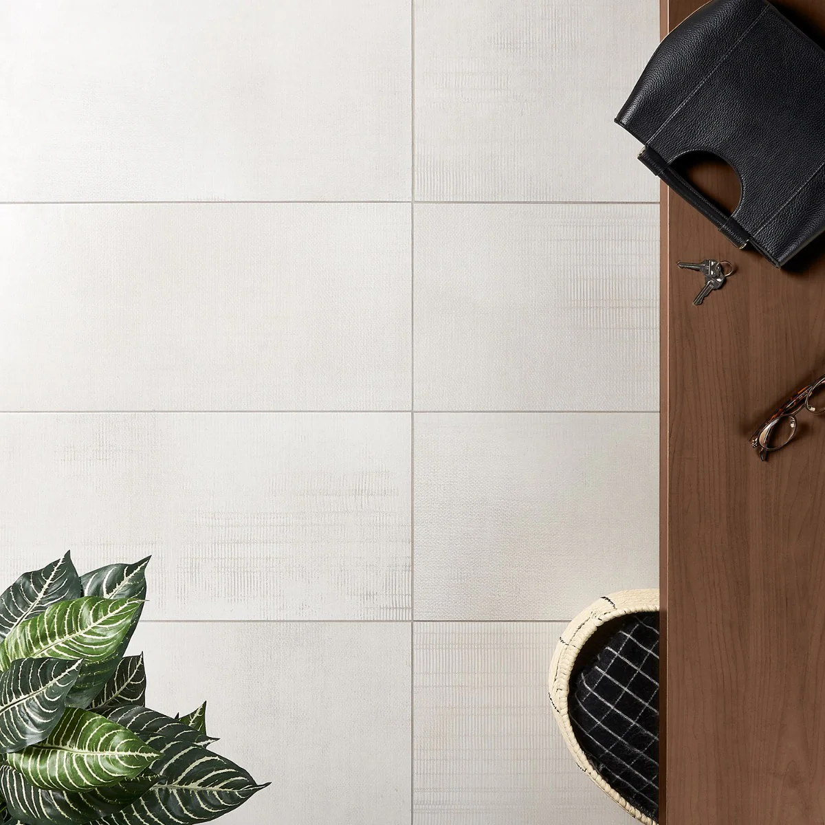 Ristretto Ice White 12x24 Matte Porcelain Tile - Lux Tile
