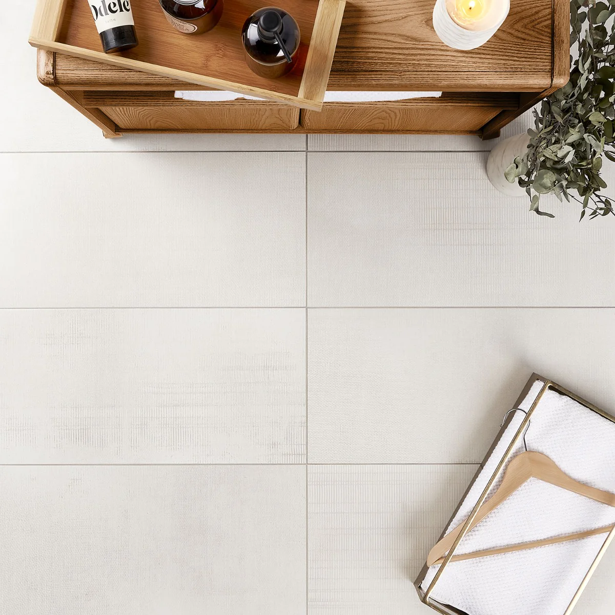 Ristretto Ice White 12x24 Matte Porcelain Tile - Lux Tile - Image 4