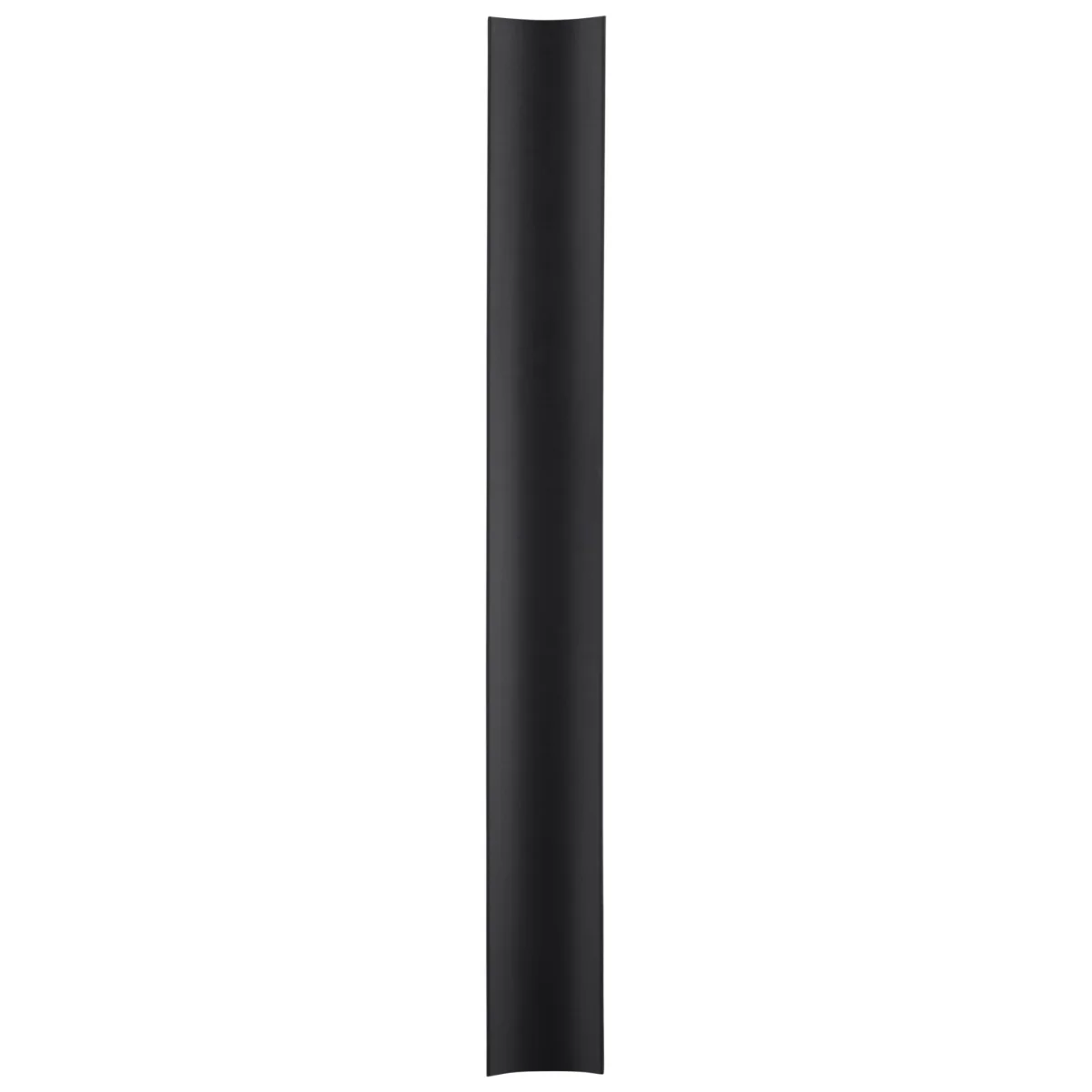 Roller Black Fluted Column 4x36 Matte Ceramic Tile - Handmade in Italy - Image 7