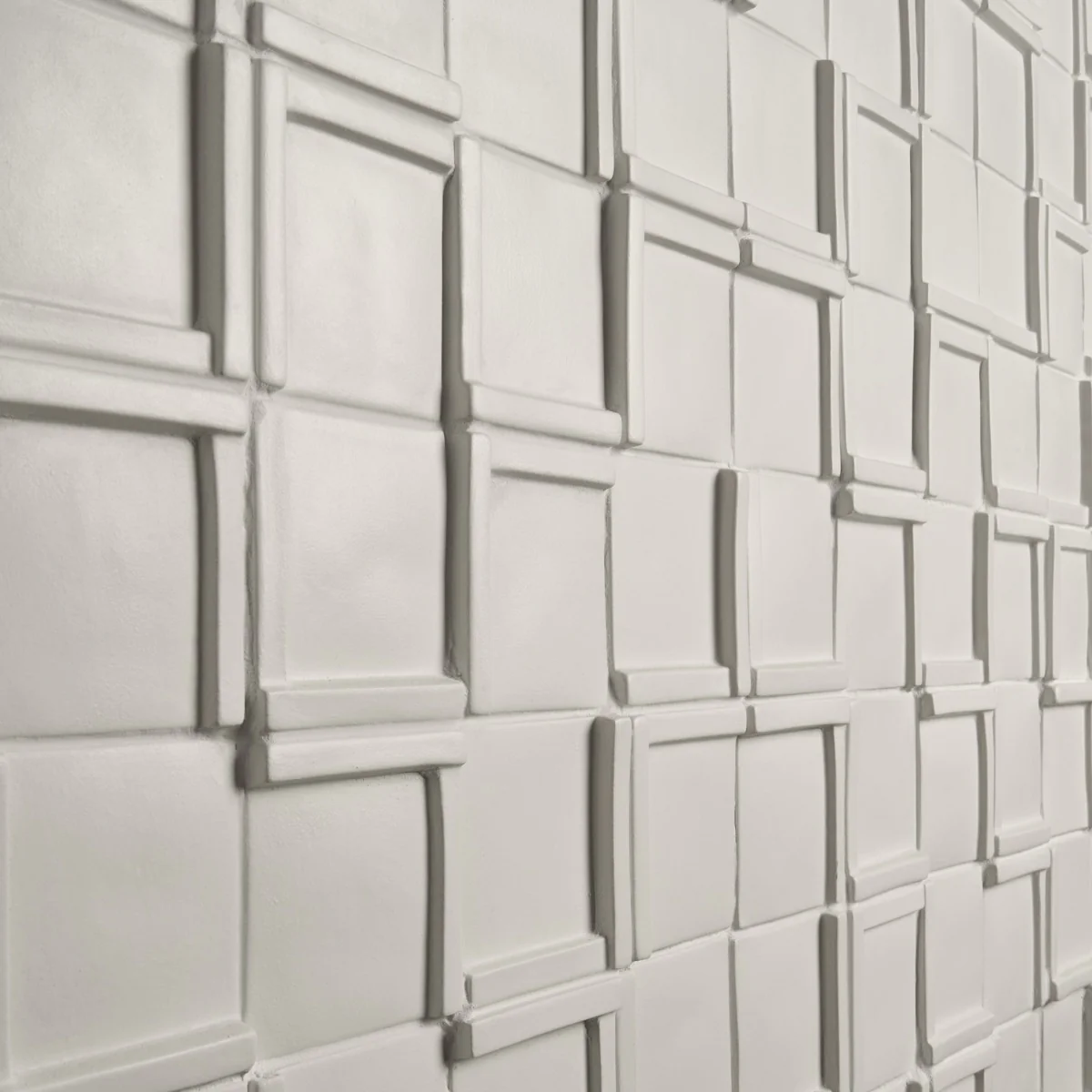 Roller Cross White 4x4 Handmade Matte Ceramic Tile - Lux Tile - Image 5