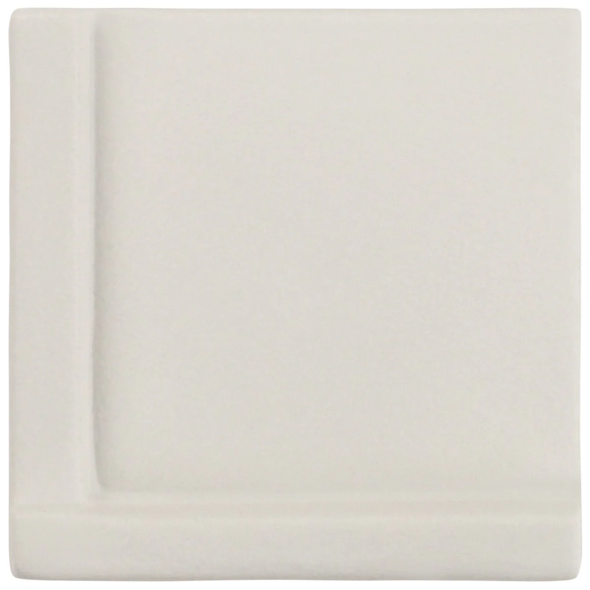 Roller Cross White 4x4 Handmade Matte Ceramic Tile - Lux Tile - Image 7